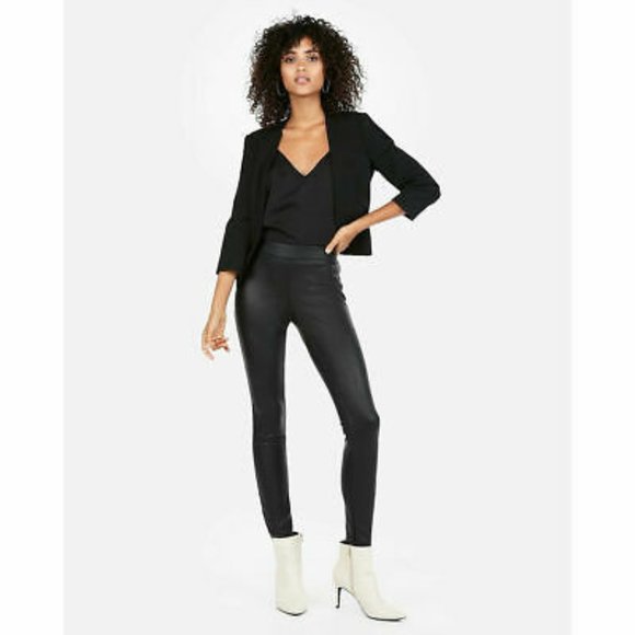 Express Pants - EXPRESS FAUX LEGGINGS SIZE S
